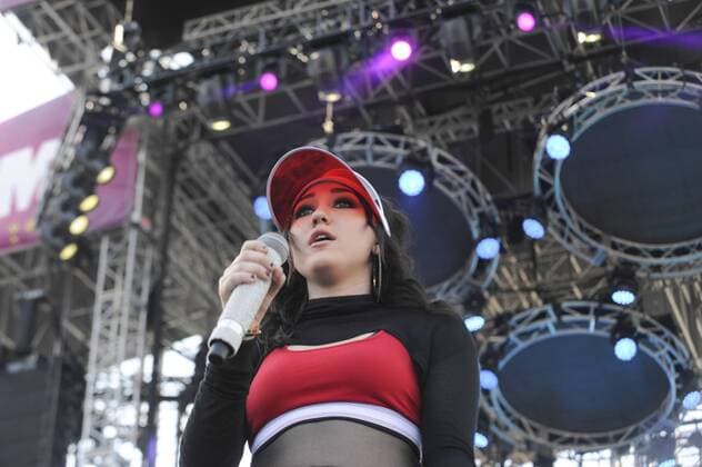 Noah Cyrus performing at the 2017 KIIS FM Wango Tango at the StubHub Center on May 13, 2017 in Carson, California. USA - 2017 - KIIS FM Wango Tango in Los Angeles  Copyright: xJaredxMilgrimx