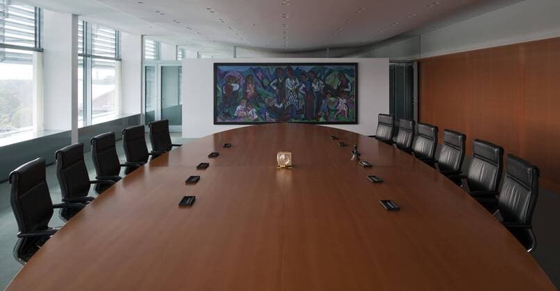 Kabinettsaal des Bundeskanzleramtes . Berlin . 12.10.2010 . Bundeskanzleramt , Kanzleramt Cabinet Room of the Federal Chancellery . Berlin . 12.10.2010 . Federal Chancellery Berlin DEU Deutschland Copyright: xThomasxImox