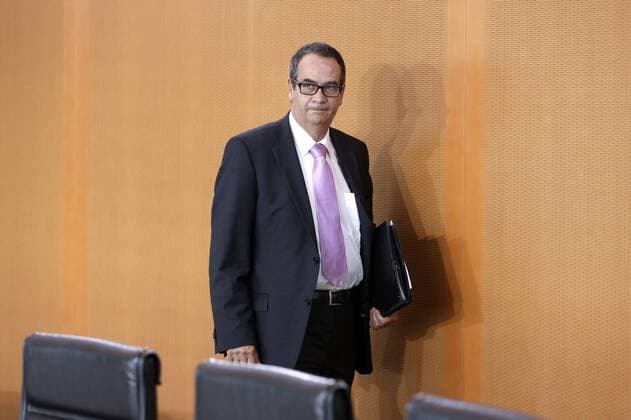 Georg Streiter, stellvertretender Regierungssprecher, vor Beginn einer Kabinettssitzung. Berlin Deutschland Copyright: xThomasxKoehlerx