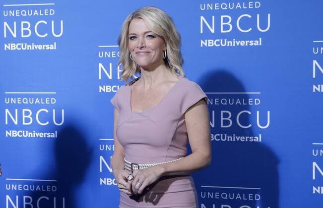 Megyn Kelly arrives on the red carpet at the 2017 NBCUniversal Upfront at Radio City Music Hall on May 15, 2017 in New York City.  NYP20170515111 JOHNxANGELILLO