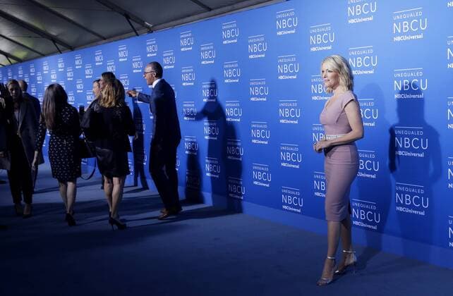 Megyn Kelly arrives on the red carpet at the 2017 NBCUniversal Upfront at Radio City Music Hall on May 15, 2017 in New York City.  NYP20170515110 JOHNxANGELILLO