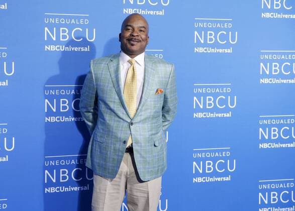 David Alan Grier arrives on the red carpet at the 2017 NBCUniversal Upfront at Radio City Music Hall on May 15, 2017 in New York City.  NYP20170515125 JOHNxANGELILLO