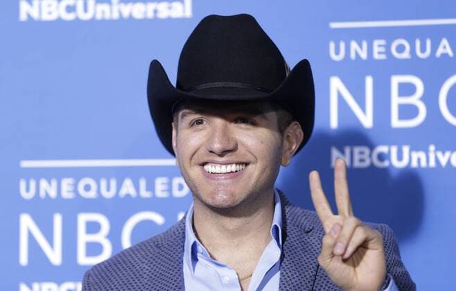 El Dasa arrives on the red carpet at the 2017 NBCUniversal Upfront at Radio City Music Hall on May 15, 2017 in New York City.  NYP20170515194 JOHNxANGELILLO