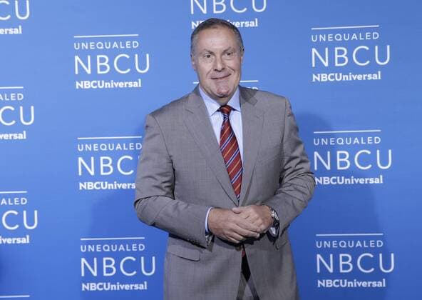 Andres Cantor arrives on the red carpet at the 2017 NBCUniversal Upfront at Radio City Music Hall on May 15, 2017 in New York City.  NYP20170515197 JOHNxANGELILLO