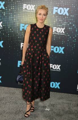 May 15, 2017 - New York, New York, U.S. - Actress GILLIAN ANDERSON attends the 2017 FOX Upfront held Wollman Rink in Central Park. New York U.S. - ZUMAk03_ 20170515_zaf_k03_005 Copyright: xNancyxKaszermanx