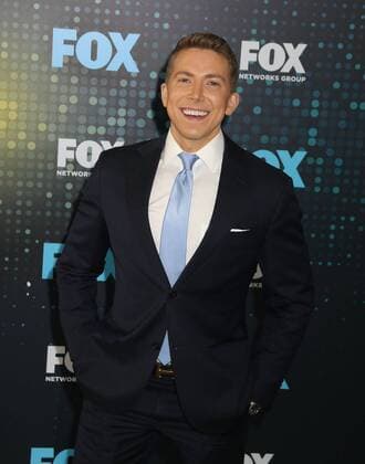 May 15, 2017 - New York, New York, U.S. - FOX 5 entertainment reporter BARUCH SHEMTOV attends the 2017 FOX Upfront held Wollman Rink in Central Park. New York U.S. - ZUMAk03_ 20170515_zaf_k03_088 Copyright: xNancyxKaszermanx
