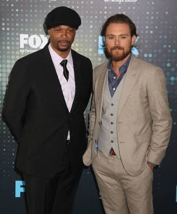 May 15, 2017 - New York, New York, U.S. - Actors DAMON WAYANS and CLAYNE CRAWFORD.attend the 2017 FOX Upfront held Wollman Rink in Central Park. New York U.S. - ZUMAk03_ 20170515_zaf_k03_138 Copyright: xNancyxKaszermanx