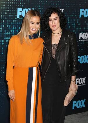 May 15, 2017 - New York, New York, U.S. - Actresses JAMIE CHUNG and RUMER WILLIS attend the 2017 FOX Upfront held Wollman Rink in Central Park. New York U.S. - ZUMAk03_ 20170515_zaf_k03_183 Copyright: xNancyxKaszermanx