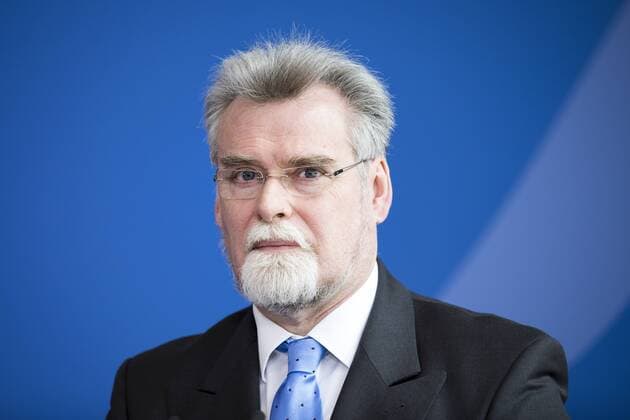 Justizminister von Rheinland-Pfalz und Vorsitzender des Justizministerkonferenz, Herbert Mertin, FDP, 14.03.2017, Berlin. Berlin Deutschland Copyright: xIngaxKjerx
