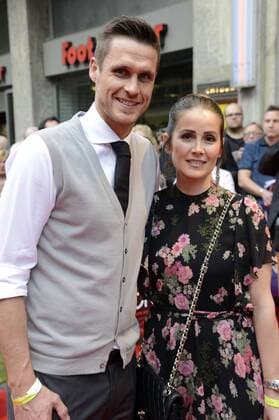 Sebastian Kehl mit Gattin Tina Krüger bei der Premiere des des Dokumentarfilmes You ll Never Walk Alone in der Lichtburg. Essen, 16.05.2017 Foto:xJ.xKrickx xFuturexImage