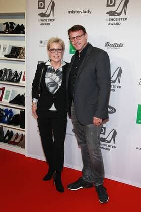 Tanja Schumann und ihr Ehemann Stefan Burmeister beim Shoe Step of the Year Award 2017 von Deichmann am 16.05.2017 in Hamburg Shoe Step of the Year 2017 in Hamburg 