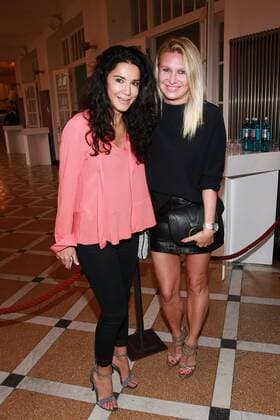 Mariella Ahrens und Magdalena Brzeska beim Shoe Step of the Year Award 2017 von Deichmann am 16.05.2017 in Hamburg Shoe Step of the Year 2017 in Hamburg 