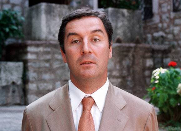 Milo Djukanovic, Praesident der Teilrepublik Montenegro. Sveti Stefan, den 28.07.1998 , Sveti Stefan Montenegro Copyright: xThomasxImox