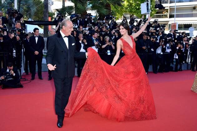 70th Cannes Film Festival - Premiere of Ismael s Ghosts Fawaz Gruosi;Sarah Sampaio Cannes France  517945