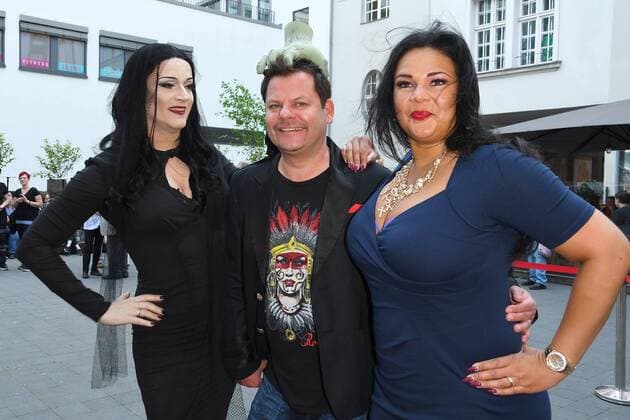 Sheila Wolf, Ingo Appelt, Sonja Wolf Ankunft zur Berlin Premiere von The ADDAMS FAMILY im Admiralspalast in Berlin am 17.05.2017