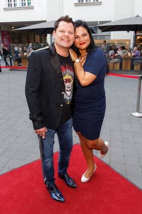 Ingo Appelt mit Frau Sonja Appelt - Premiere The Addams Family im Admiralspalast in Berlin am 17.05.2017. Premiere The Addams Family