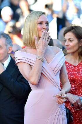 70th Cannes Film Festival - Premiere of Les Fantômes d Ismael Uma Thurman Cannes France  517945