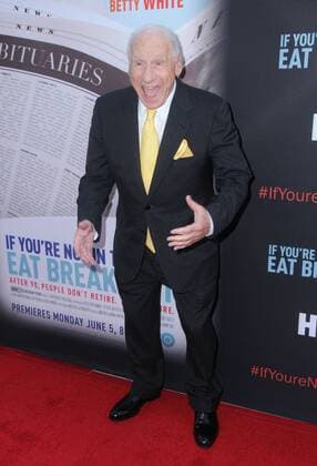 May 17, 2017 - Beverly Hills, CA, United States - 17 May 2017 - Beverly Hills, California - Mel Brooks. Premiere of If You re Not in the Obit, Eat Breakfast at The Samuel Goldwyn Theatre in Beverly Hills. Photo Credit: AdMedia Beverly Hills United States - ZUMAa123 20170517_zaa_a123_066 Copyright: xBirdiexThompsonx