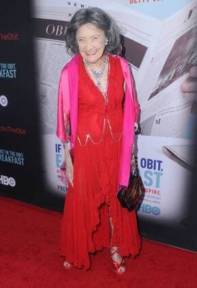 May 17, 2017 - Beverly Hills, CA, United States - 17 May 2017 - Beverly Hills, California - Tao Porchon-Lynch. Premiere of If You re Not in the Obit, Eat Breakfast at The Samuel Goldwyn Theatre in Beverly Hills. Photo Credit: AdMedia Beverly Hills United States - ZUMAa123 20170517_zaa_a123_133 Copyright: xBirdiexThompsonx