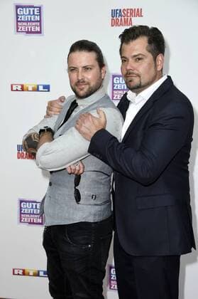 Felix von Jascheroff und Daniel Fehlow bei der GZSZ Party 25 Jahre GZSZ im Delphi Filmpalast. Berlin, 17.05.2017 Foto:xF.xKernx xFuturexImage