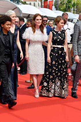 70Â°Cannes Film Festival 2017,Red carpet film Wonderstruck . Pictured: Julienne Moore, Millicent Simmonds  Copyright: xCamillaxMorandi Cannesx xIPAx xCannesx