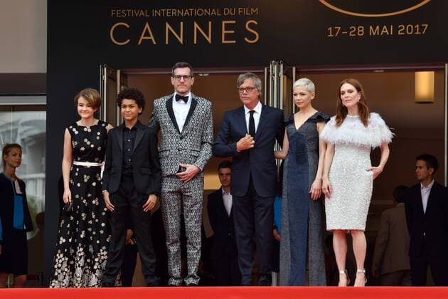 70Â°Cannes Film Festival 2017,Red carpet film Wonderstruck . Pictured: Julienne Moore, Millicent Simmonds, Jaden Michael, Todd Haynes, John Sloss, Michelle Williams  Copyright: xCamillaxMorandi Cannesx xIPAx xCannesx