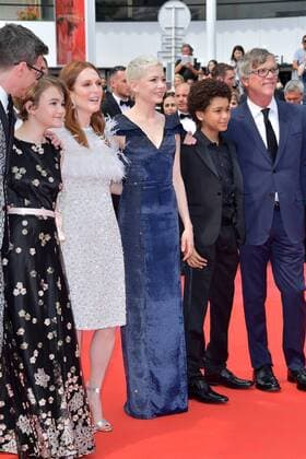 70th Cannes Film Festival - Premiere of the film Wonderstruck Julianne Moore;Michelle Williams;Todd Haynes;Jaden Michael Cannes France  518367