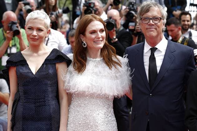 Michelle Williams, Julianne Moore and Todd Haynes at the Wonderstruck premiere during the 70th Cannes Film Festival at the Palais des Festivals on May 18, 2017 in Cannes, France Foto:xD.xBedrosianx xFuturexImage