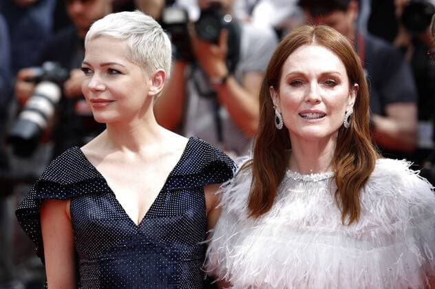 Michelle Williams and Julianne Moore at the Wonderstruck premiere during the 70th Cannes Film Festival at the Palais des Festivals on May 18, 2017 in Cannes, France Foto:xD.xBedrosianx xFuturexImage