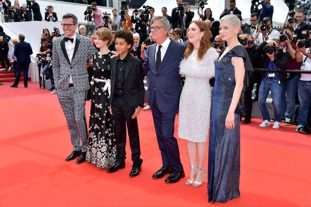 70th Cannes Film Festival - Premiere of Wonderstruck Julianne Moore;Michelle Williams;Todd Haynes;Jaden Michael;Millicent Simmonds Cannes France  518367