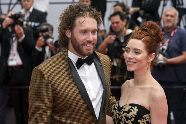 Foto IPP Daniele CifalÃ 18 05 2017 70 Â° Cannes Film Festival red carpet del film wonderstruck T.J. Miller e Kate Gorney  0