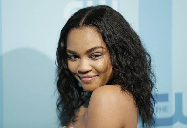 China Anne McClain arrives on the red carpet at the 2017 CW Upfront at the London Hotel on May 18, 2017 in New York City.  NYP20170518139 JOHNxANGELILLO