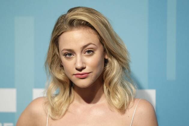 Lili Reinhart arrives on the red carpet at the 2017 CW Upfront at the London Hotel on May 18, 2017 in New York City.  NYP20170518117 JOHNxANGELILLO