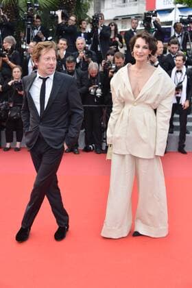 70th Cannes Film Festival 2017, Red carpet film Nelyubov . Pictured: Jeanne Balibar, Mathieu Amalric  Copyright: xSimonexComix xCannesx xIPAx xCannesx