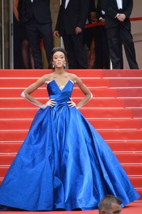 70th Cannes Film Festival 2017, Red carpet film Nelyubov . Pictured: Winnie Harlow  Copyright: xSimonexComix xCannesx xIPAx xCannesx