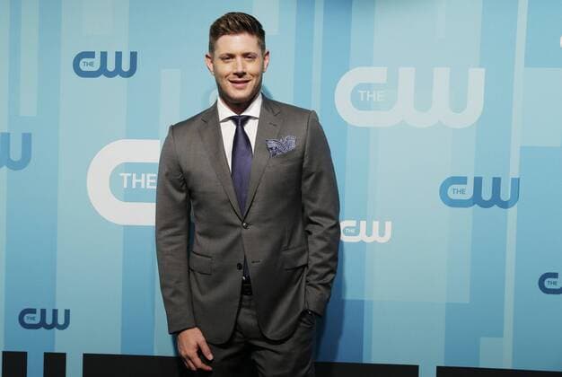 Jensen Ackles arrives on the red carpet at the 2017 CW Upfront at the London Hotel on May 18, 2017 in New York City.  NYP20170518107 JOHNxANGELILLO