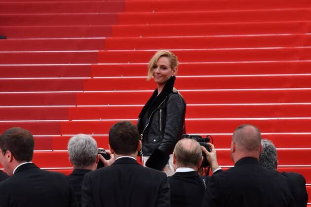 70Â°Cannes Film Festival 2017, Red carpet film Nelyubov . Pictured: Uma Thurman  Copyright: xCamillaxMorandi Cannesx xIPAx xCannesx