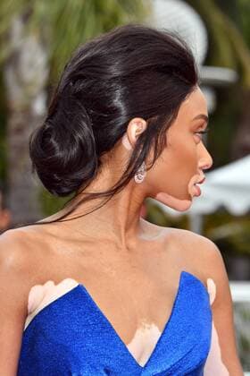 70Â°Cannes Film Festival 2017, Red carpet film Nelyubov . Pictured: Winnie Harlow  Copyright: xCamillaxMorandi Cannesx xIPAx xCannesx