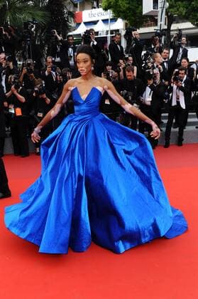 70th Cannes Film Festival 2017, Red Carpet film Loveless (Nelyubov) . Pictured : Winnie Harlow  Copyright: xAlbertoxTerenghi Cannesx xIPAx xCannesx