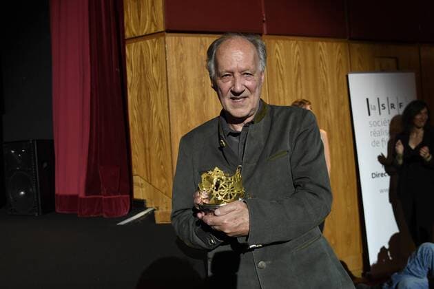 QUINZAINE DES REALISATEURS - Opening Ceremony - Werner Herzog receives the Carosse d Or Werner Herzog Cannes France  518502