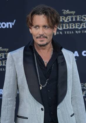 Cast member Johnny Depp attends the premiere of the premiere of the motion picture fantasy Pirates of the Caribbean: Dead Men Tell No Tales at the Dolby Theatre in the Hollywood section of Los Angeles on May 18, 2017. Storyline: Captain Jack Sparrow searches for the legendary trident of Poseidon, a powerful artifact that bestows upon its possessor total control over the seas.  LAP2017051808 JIMxRUYMEN
