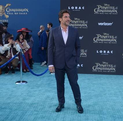Cast member Javier Bardem attends the premiere of the premiere of the motion picture fantasy Pirates of the Caribbean: Dead Men Tell No Tales at the Dolby Theatre in the Hollywood section of Los Angeles on May 18, 2017. Storyline: Captain Jack Sparrow searches for the legendary trident of Poseidon, a powerful artifact that bestows upon its possessor total control over the seas.  LAP2017051819 JIMxRUYMEN