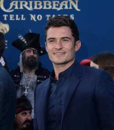 Cast member Orlando Bloom attends the premiere of the premiere of the motion picture fantasy Pirates of the Caribbean: Dead Men Tell No Tales at the Dolby Theatre in the Hollywood section of Los Angeles on May 18, 2017. Storyline: Captain Jack Sparrow searches for the legendary trident of Poseidon, a powerful artifact that bestows upon its possessor total control over the seas.  LAP2017051824 JIMxRUYMEN