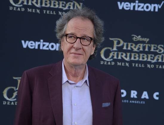 Cast member Jeffrey Rush attends the premiere of the premiere of the motion picture fantasy Pirates of the Caribbean: Dead Men Tell No Tales at the Dolby Theatre in the Hollywood section of Los Angeles on May 18, 2017. Storyline: Captain Jack Sparrow searches for the legendary trident of Poseidon, a powerful artifact that bestows upon its possessor total control over the seas.  LAP2017051897 JIMxRUYMEN