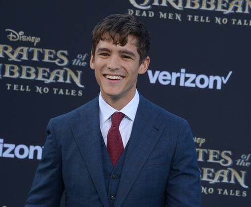Cast member Brenton Thwaites attends the premiere of the premiere of the motion picture fantasy Pirates of the Caribbean: Dead Men Tell No Tales at the Dolby Theatre in the Hollywood section of Los Angeles on May 18, 2017. Storyline: Captain Jack Sparrow searches for the legendary trident of Poseidon, a powerful artifact that bestows upon its possessor total control over the seas.  LAP2017051836 JIMxRUYMEN