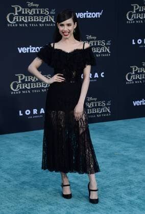Singer Sofia Carson attends the premiere of the premiere of the motion picture fantasy Pirates of the Caribbean: Dead Men Tell No Tales at the Dolby Theatre in the Hollywood section of Los Angeles on May 18, 2017. Storyline: Captain Jack Sparrow searches for the legendary trident of Poseidon, a powerful artifact that bestows upon its possessor total control over the seas.  LAP2017051832 JIMxRUYMEN
