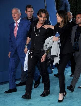 May 18, 2017 - Hollywood, CA, United States - 18 May 2017 - Hollywood, California - Johnny Depp. Premiere Of Disney s Pirates Of The Caribbean: Dead Men Tell No Tales at Dolby Theatre in Hollywood. Photo Credit: AdMedia Hollywood United States - ZUMAa123 20170518_zaa_a123_030 Copyright: xBirdiexThompsonx