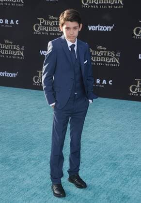 May 18, 2017 - Hollywood, CA, United States - 18 May 2017 - Hollywood, California - Lewis McGowan. Premiere Of Disney s Pirates Of The Caribbean: Dead Men Tell No Tales at Dolby Theatre in Hollywood. Photo Credit: AdMedia Hollywood United States - ZUMAa123 20170518_zaa_a123_086 Copyright: xBirdiexThompsonx