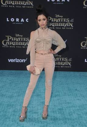 May 18, 2017 - Hollywood, CA, United States - 18 May 2017 - Hollywood, California - Jenny Ortega. Premiere Of Disney s Pirates Of The Caribbean: Dead Men Tell No Tales at Dolby Theatre in Hollywood. Photo Credit: AdMedia Hollywood United States - ZUMAa123 20170518_zaa_a123_246 Copyright: xBirdiexThompsonx