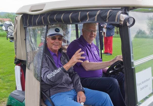 Franz Beckenbauer beim Golfturnier Thüringer Charity Open 2017 in Mühlberg Thüringen